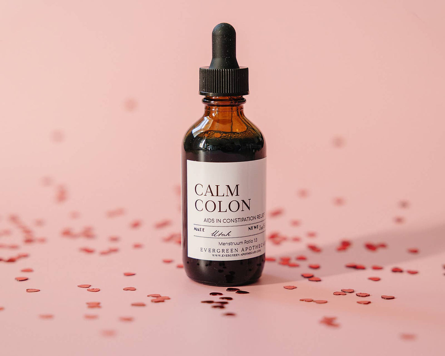 Evergreen Apothecary - Calm Colon Tincture, Constipation Support, 2oz