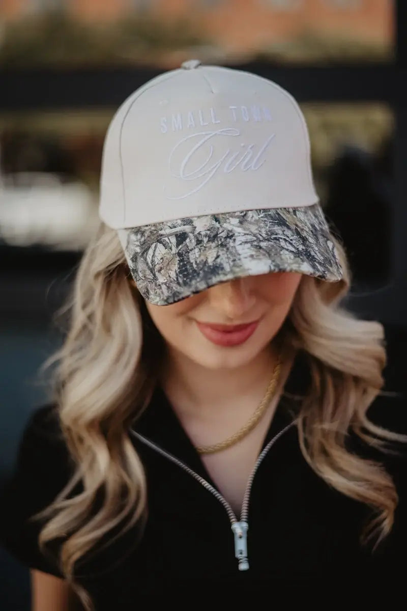 Katydid - Small Town Girl Trucker Wholesale Vintage Hat: Denim and Tan