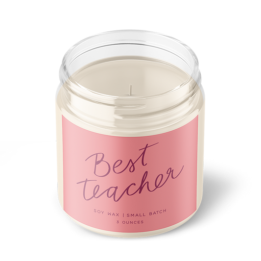 Poured Goods - Best Teacher - Petite Candle