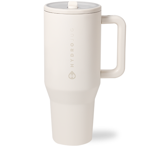 HydroJug - Cream HydroJug 40 oz Traveler Tumbler