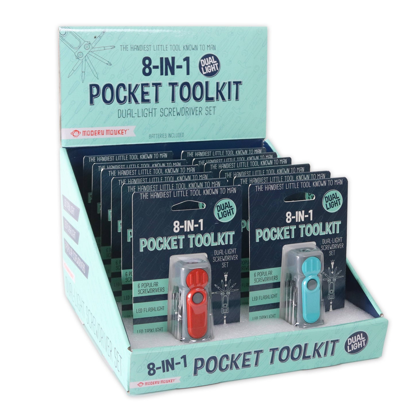 DM Merchandising - Mondern Monkey 8-in-1 Pocket Toolkit