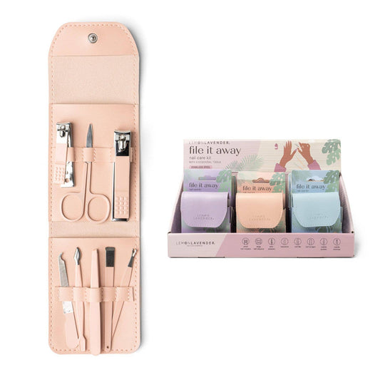 DM Merchandising - Lemon Lavender File It Away Nail Care Kit