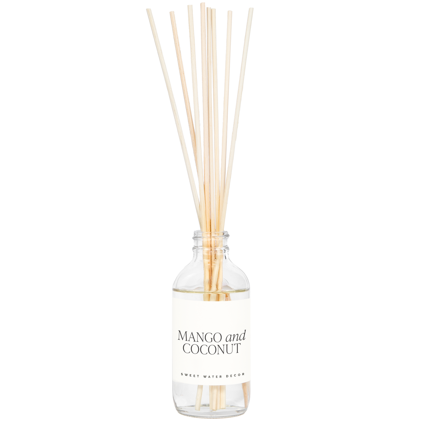 Sweet Water Decor - Mango and Coconut Reed Diffuser - Summer Decor & Gifts