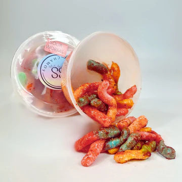 Saucy Sister Chamoy- Sour Worms