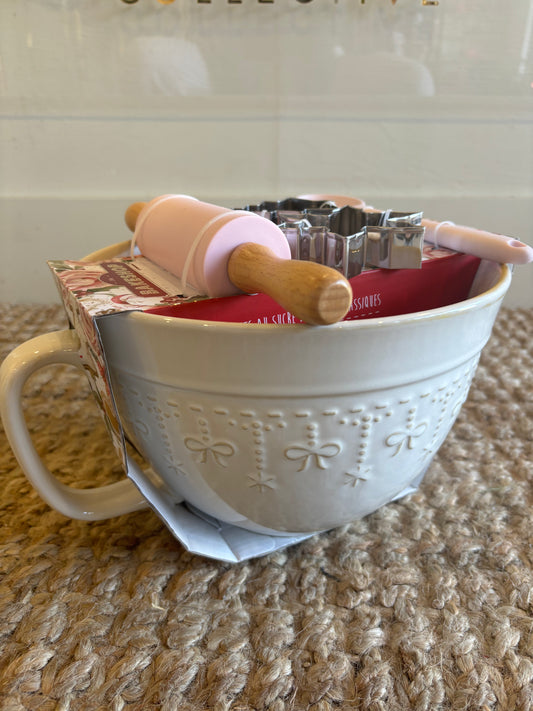 Cookie Making Kit with bowl