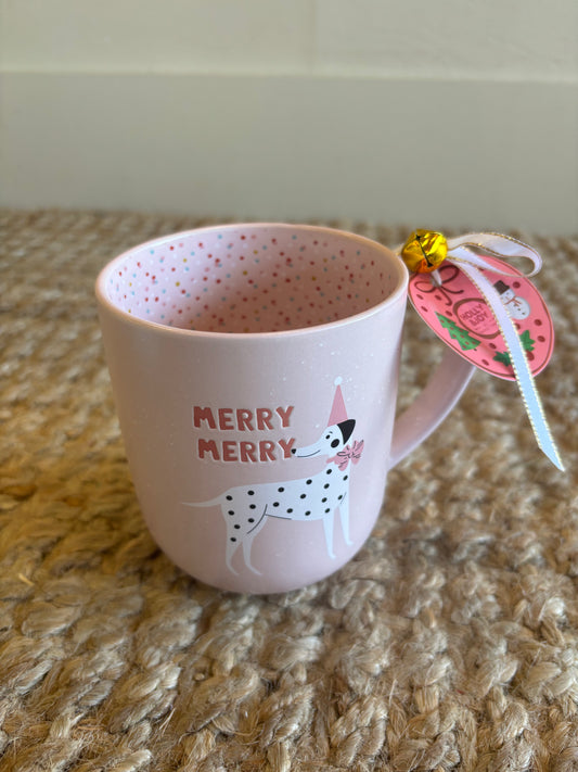 Pink Dog Mug