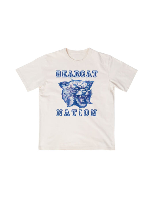 PRE-SALE!!! Watercolor and Plaid Bearcat Nation Tee