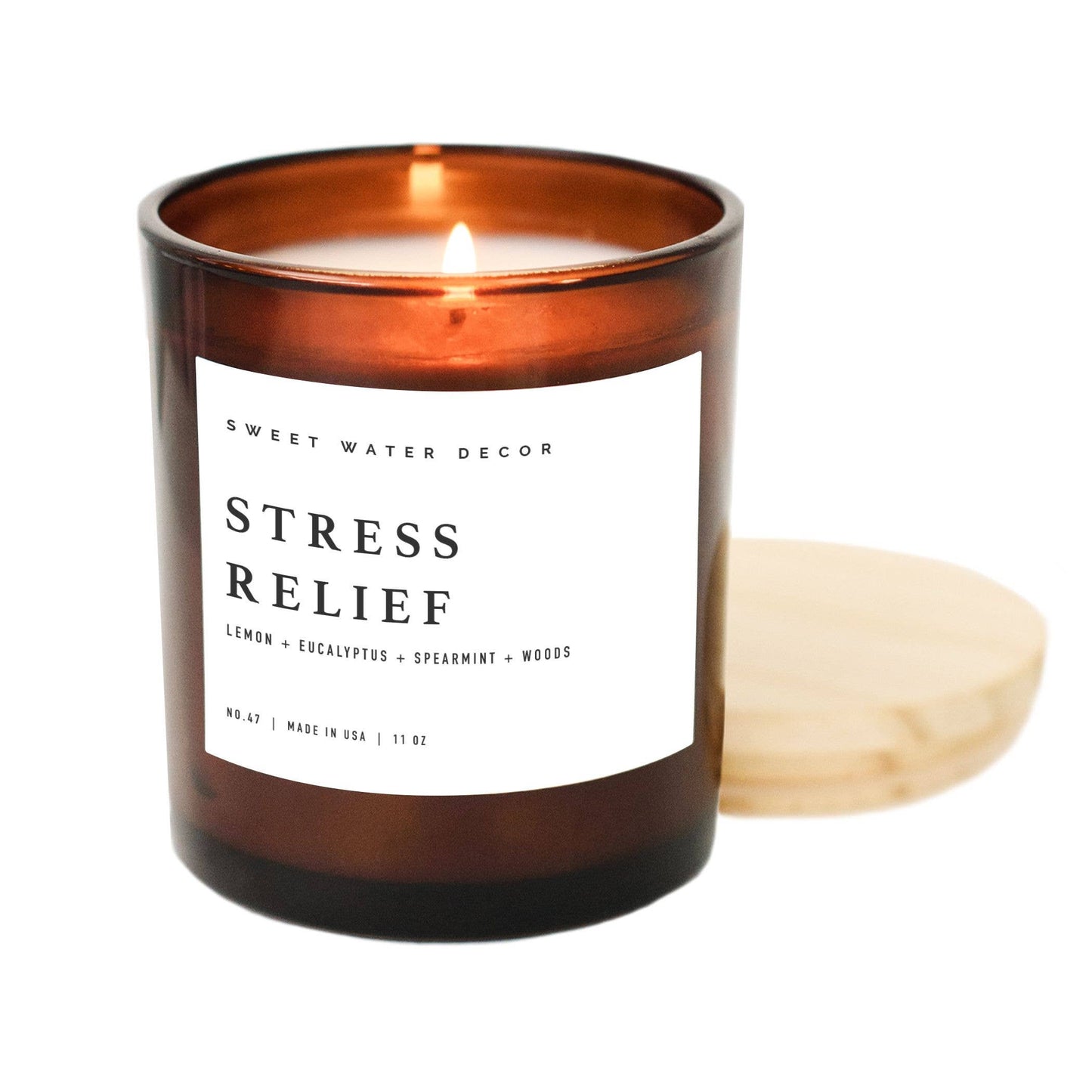 Sweet Water Decor - Stress Relief 11 oz Soy Candle - Home Decor & Gifts