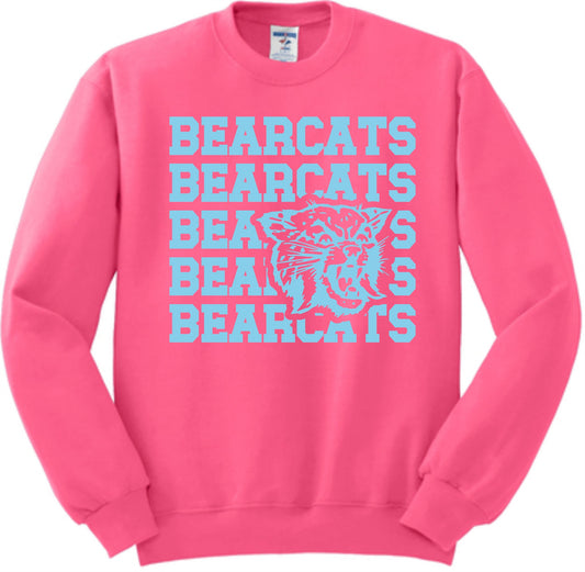 PRE-SALE!!! Pink Bearcats Spirit Sweatshirt