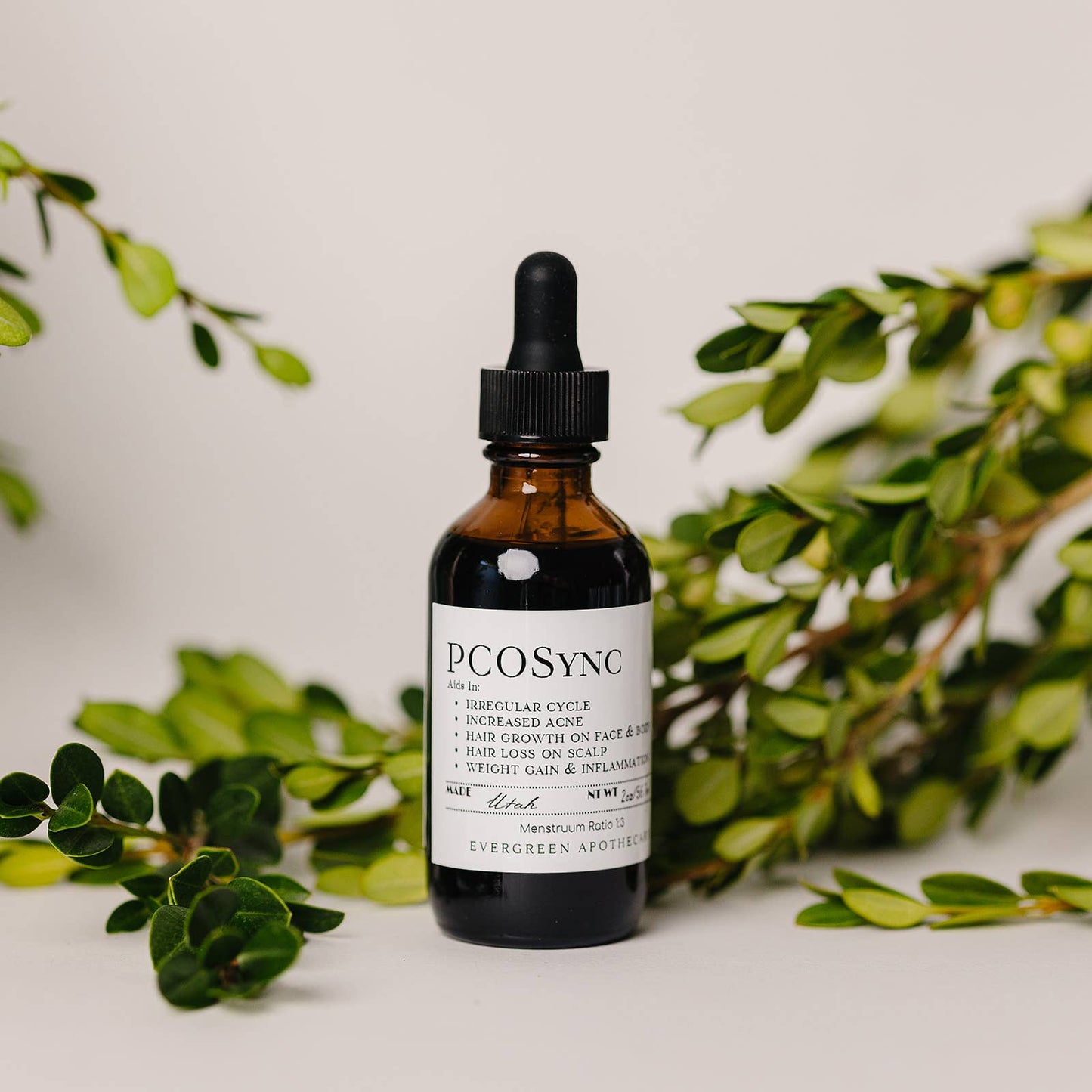 Evergreen Apothecary - PCOSync Tincture, 2oz