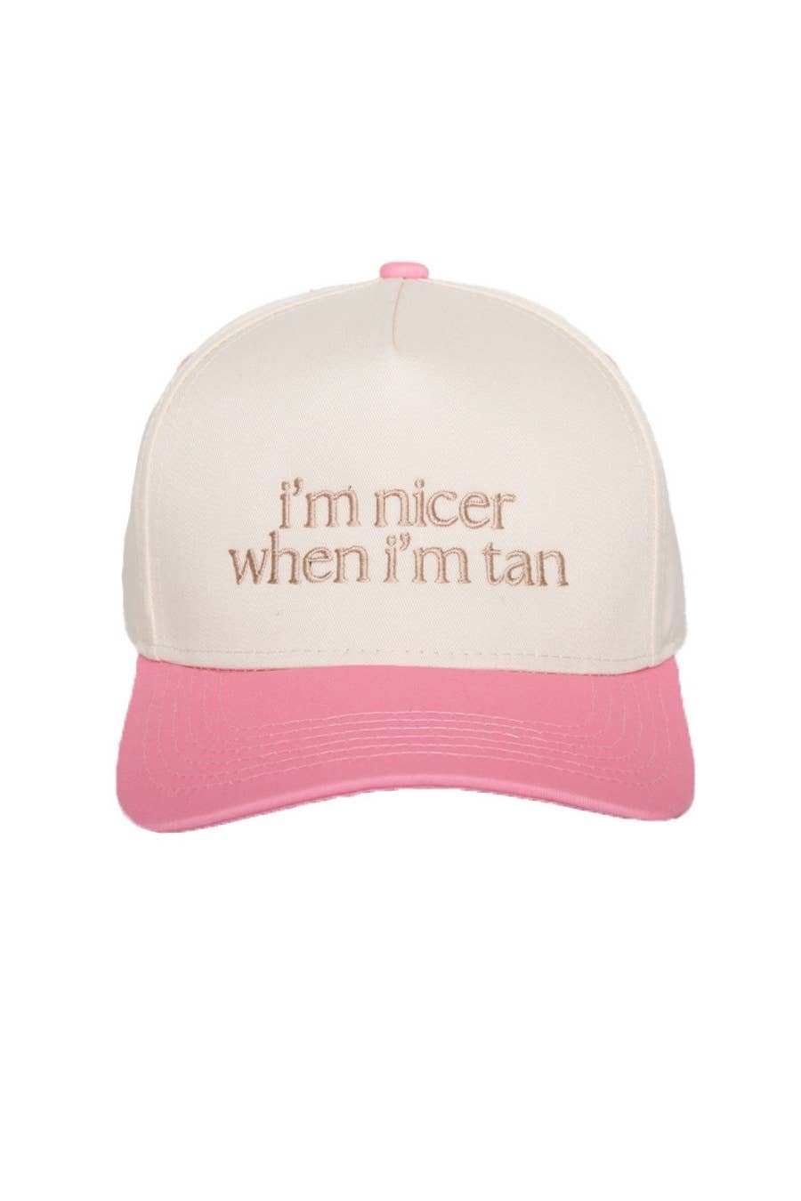 Katydid - Presale I'm Nicer When I'm Tan Two-Toned Vintage Hats: Leopard and Tan