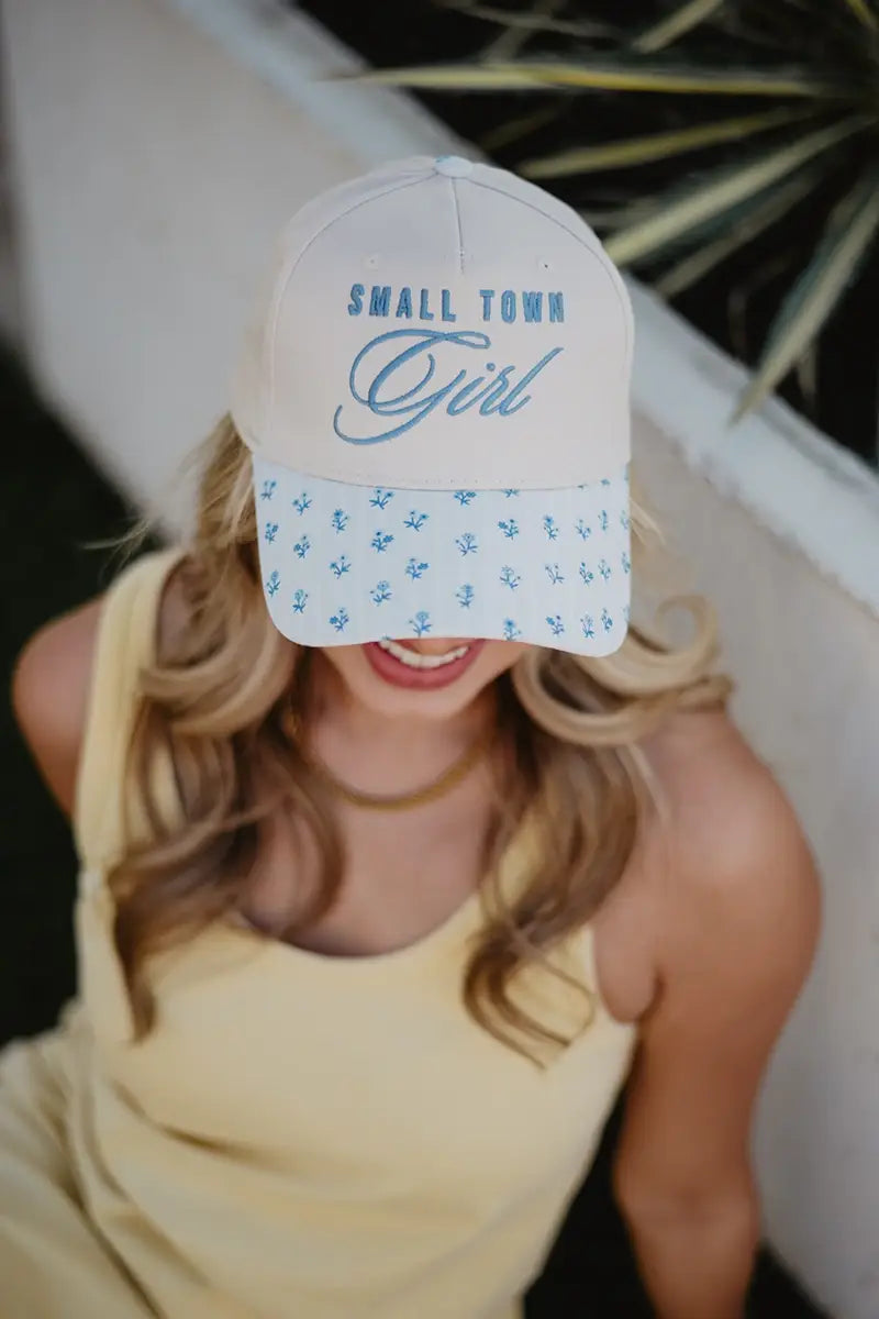 Katydid - Small Town Girl Trucker Wholesale Vintage Hat: Denim and Tan