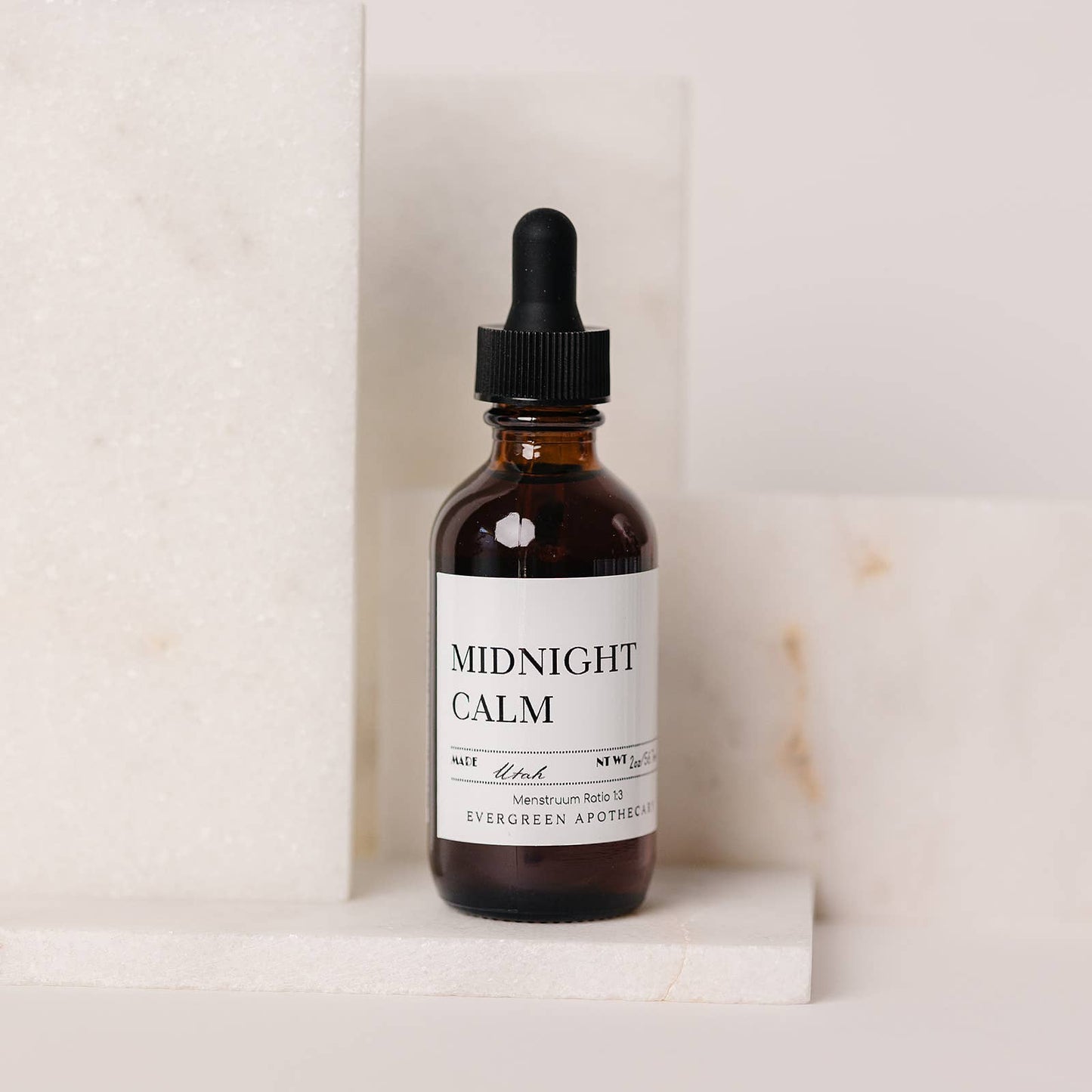Evergreen Apothecary - Midnight Calm Tincture, 2oz, Sleep Aid
