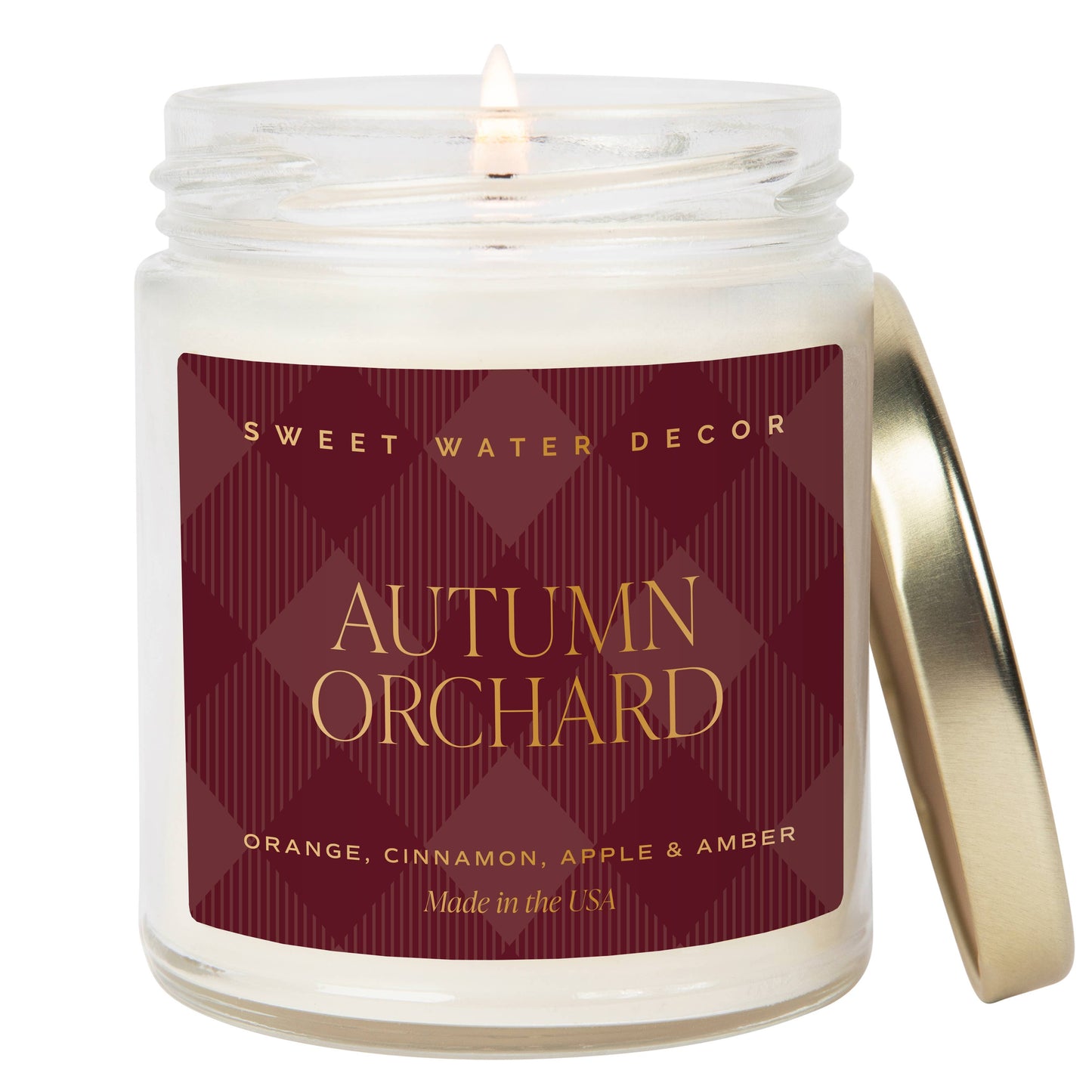 Sweet Water Decor - *NEW* Autumn Orchard 9 oz Soy Candle - Fall Home Decor, Gift