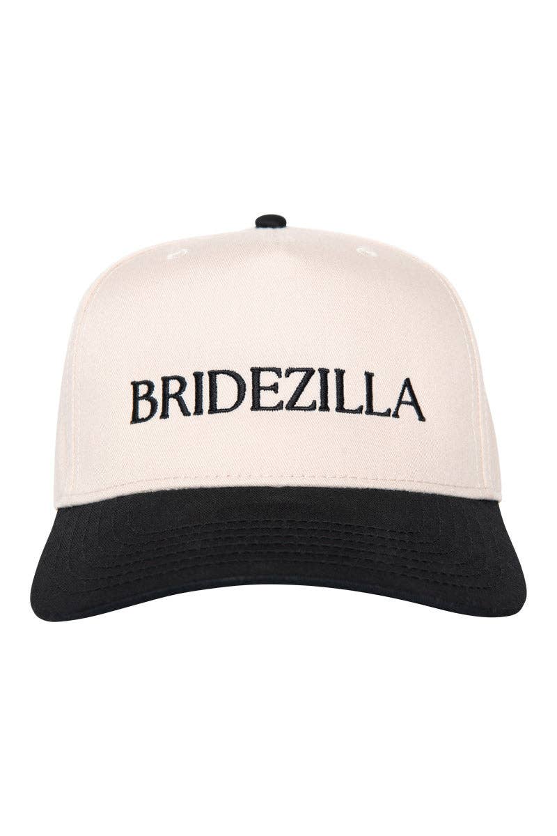 Katydid - BRIDEZILLA Retro Two-Toned Vintage Hat: Pink and Tan