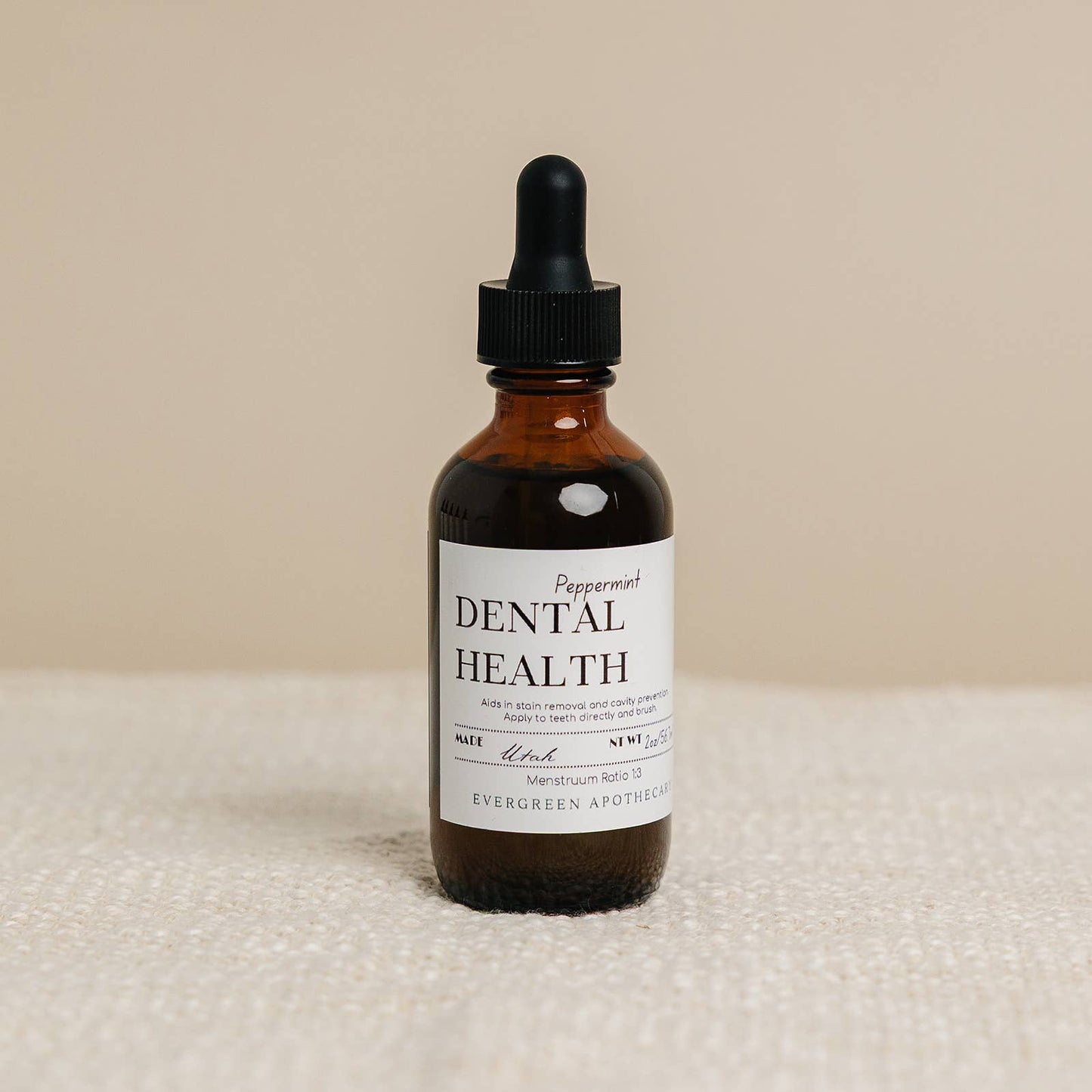 Evergreen Apothecary - Dental Health - Oil Brushing, Peppermint