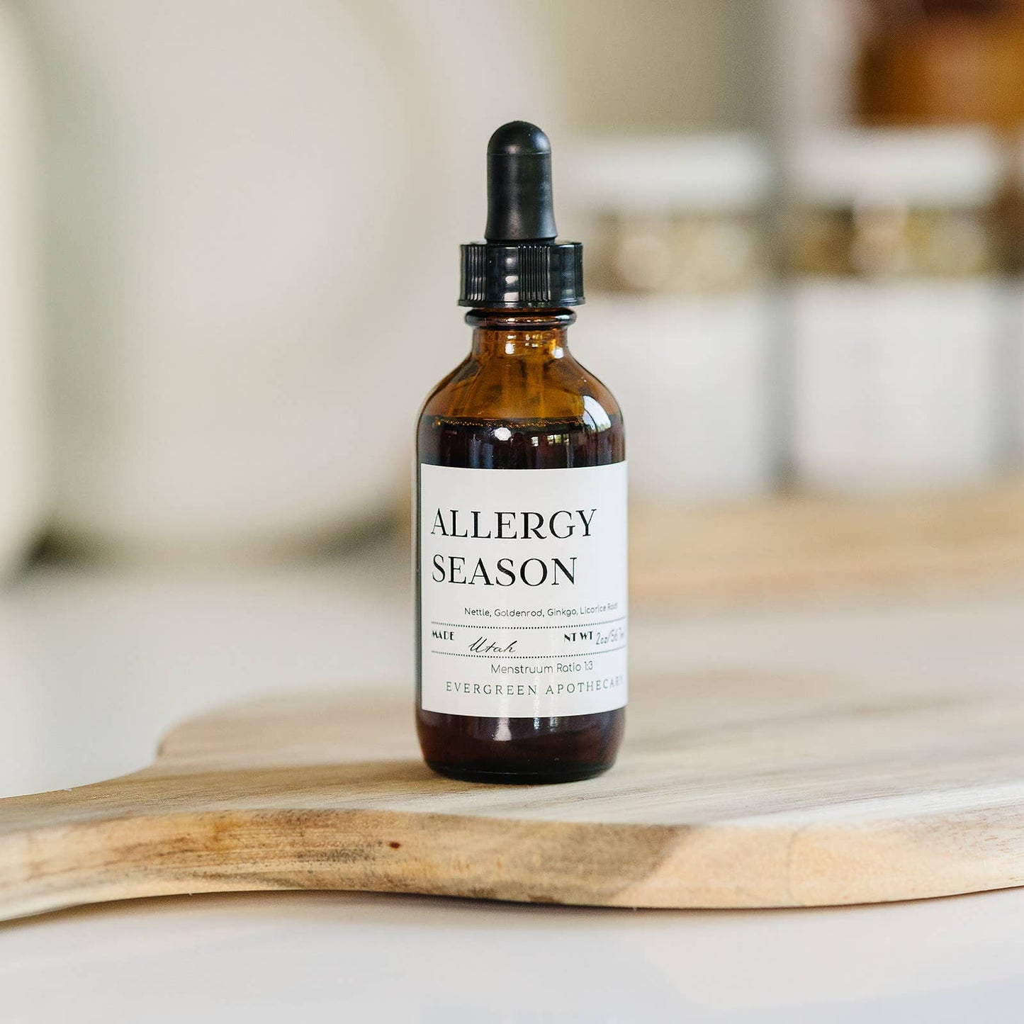 Evergreen Apothecary - Allergy Season, Herbal Tincture, 2oz