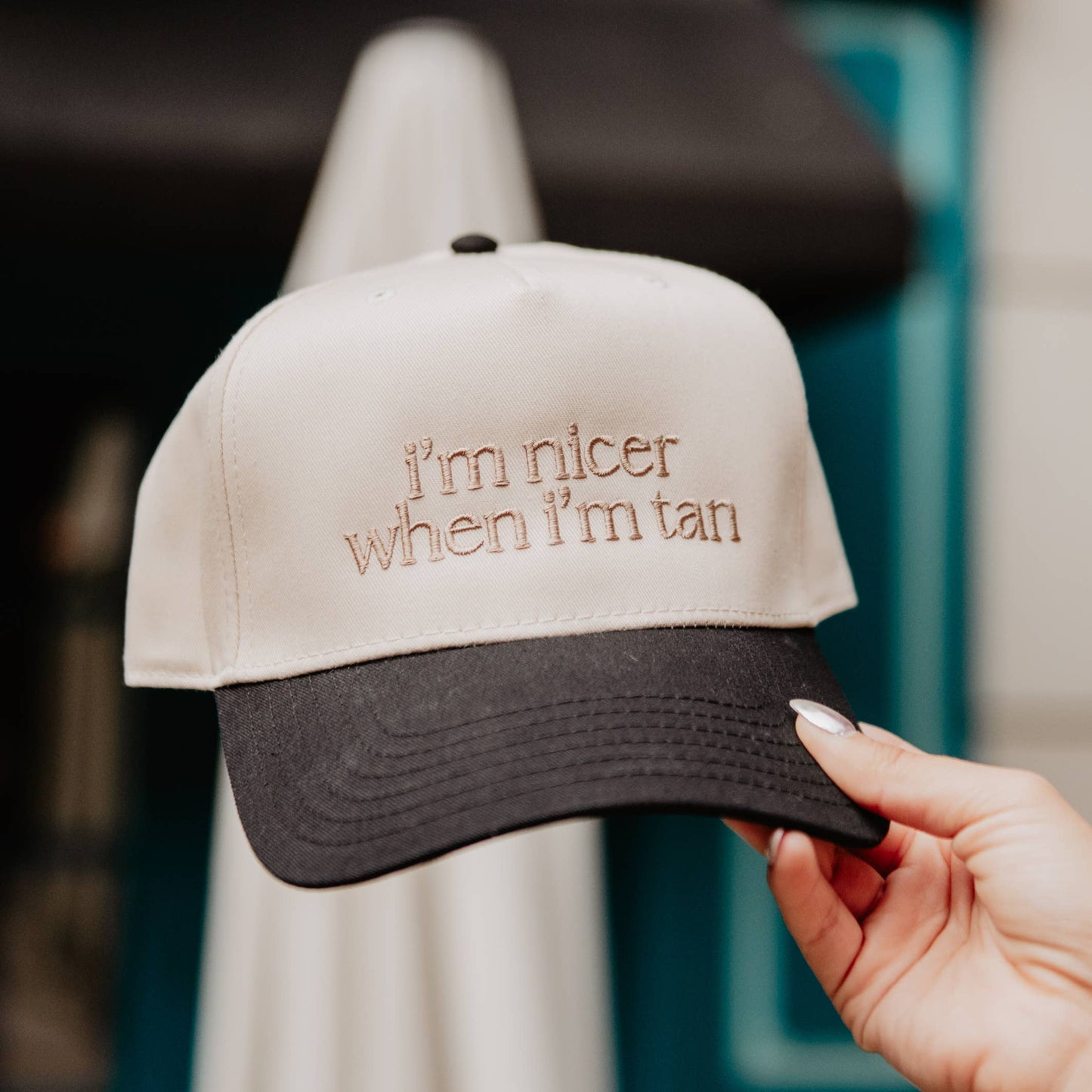 Katydid - Presale I'm Nicer When I'm Tan Two-Toned Vintage Hats: Leopard and Tan
