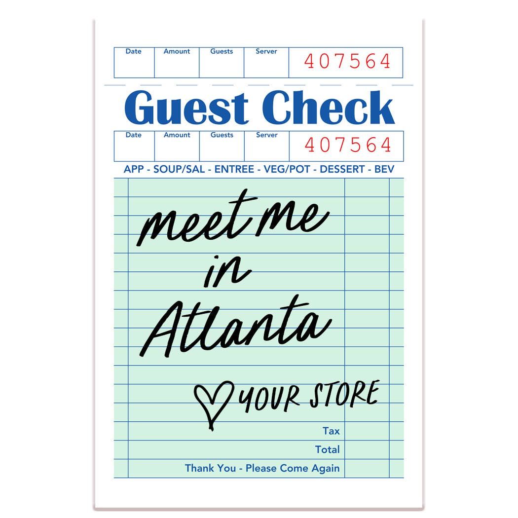 Mugsby - Personalized City Guest Check Sticker Decal, Custom Sticker: White on Pink