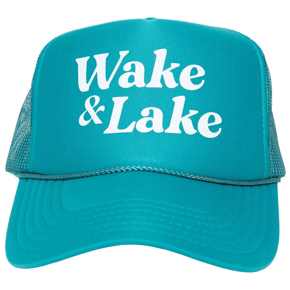 Katydid - Wake & Lake Wholesale Foam Trucker Cap: Cobalt Blue