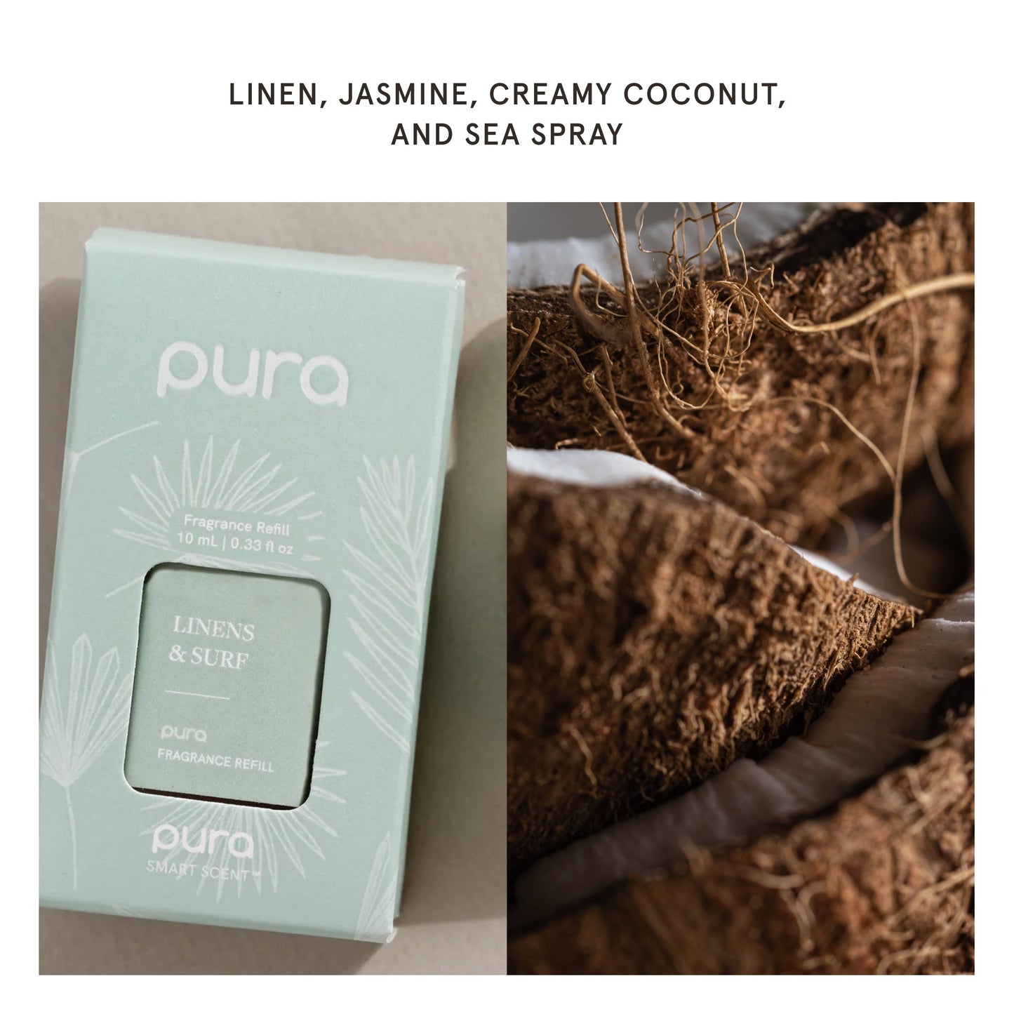 Pura - Linens & Surf - Pura Home Diffuser Scent Refill