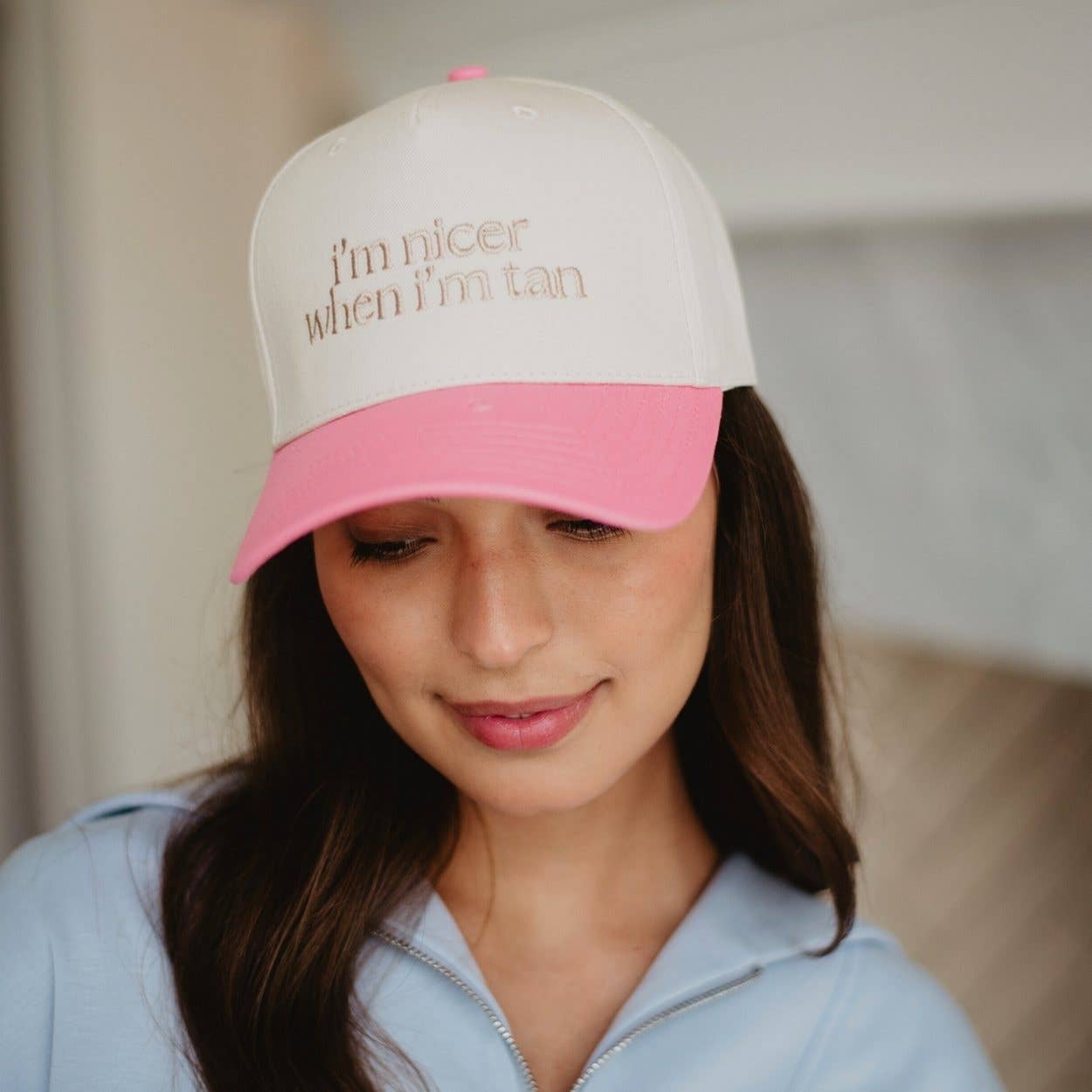 Katydid - Presale I'm Nicer When I'm Tan Two-Toned Vintage Hats: Leopard and Tan