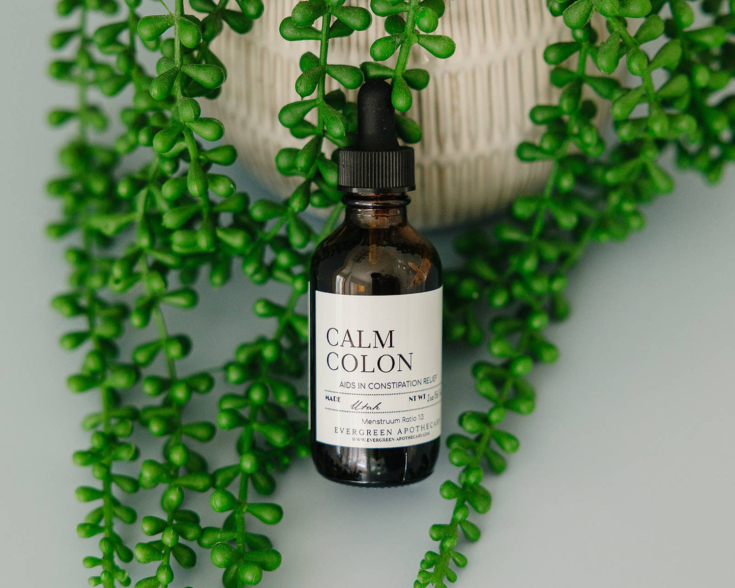 Evergreen Apothecary - Calm Colon Tincture, Constipation Support, 2oz