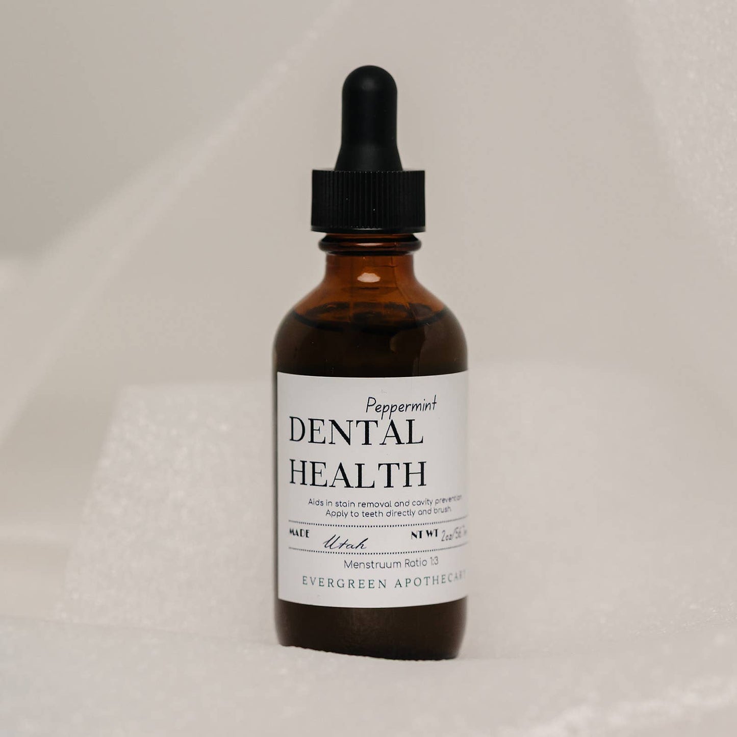 Evergreen Apothecary - Dental Health - Oil Brushing, Peppermint