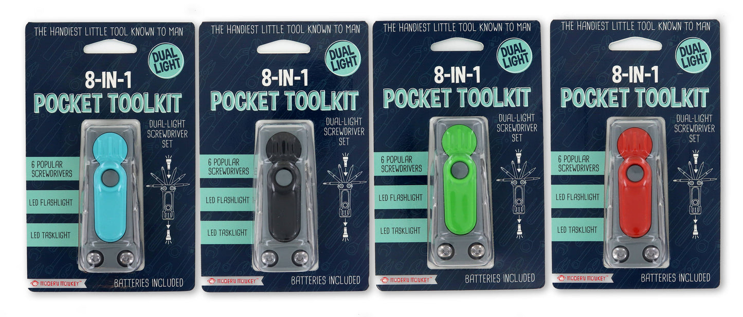 DM Merchandising - Mondern Monkey 8-in-1 Pocket Toolkit