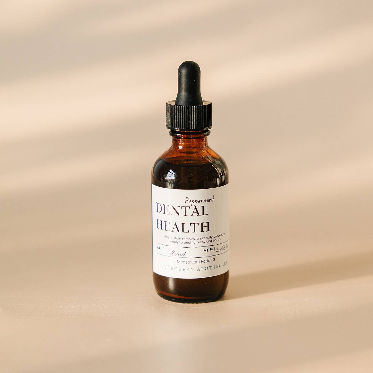 Evergreen Apothecary - Dental Health - Oil Brushing, Peppermint