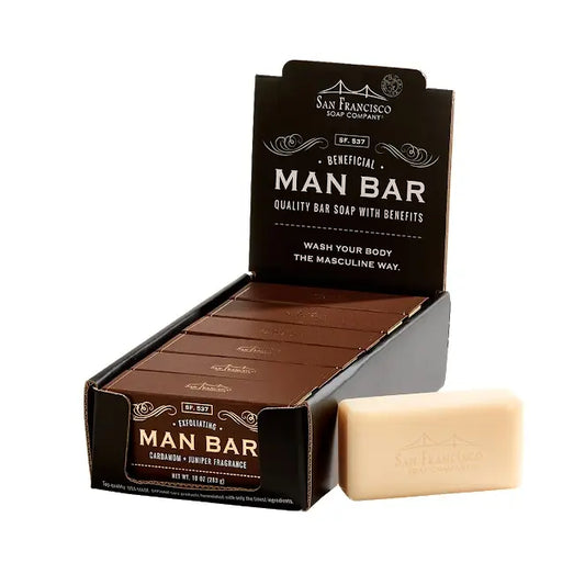 San Francisco Soap / Man Bar Soap - Cardamon & Juniper