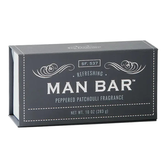 San Francisco Soap / Man Bar Soap - Peppered Patchouli