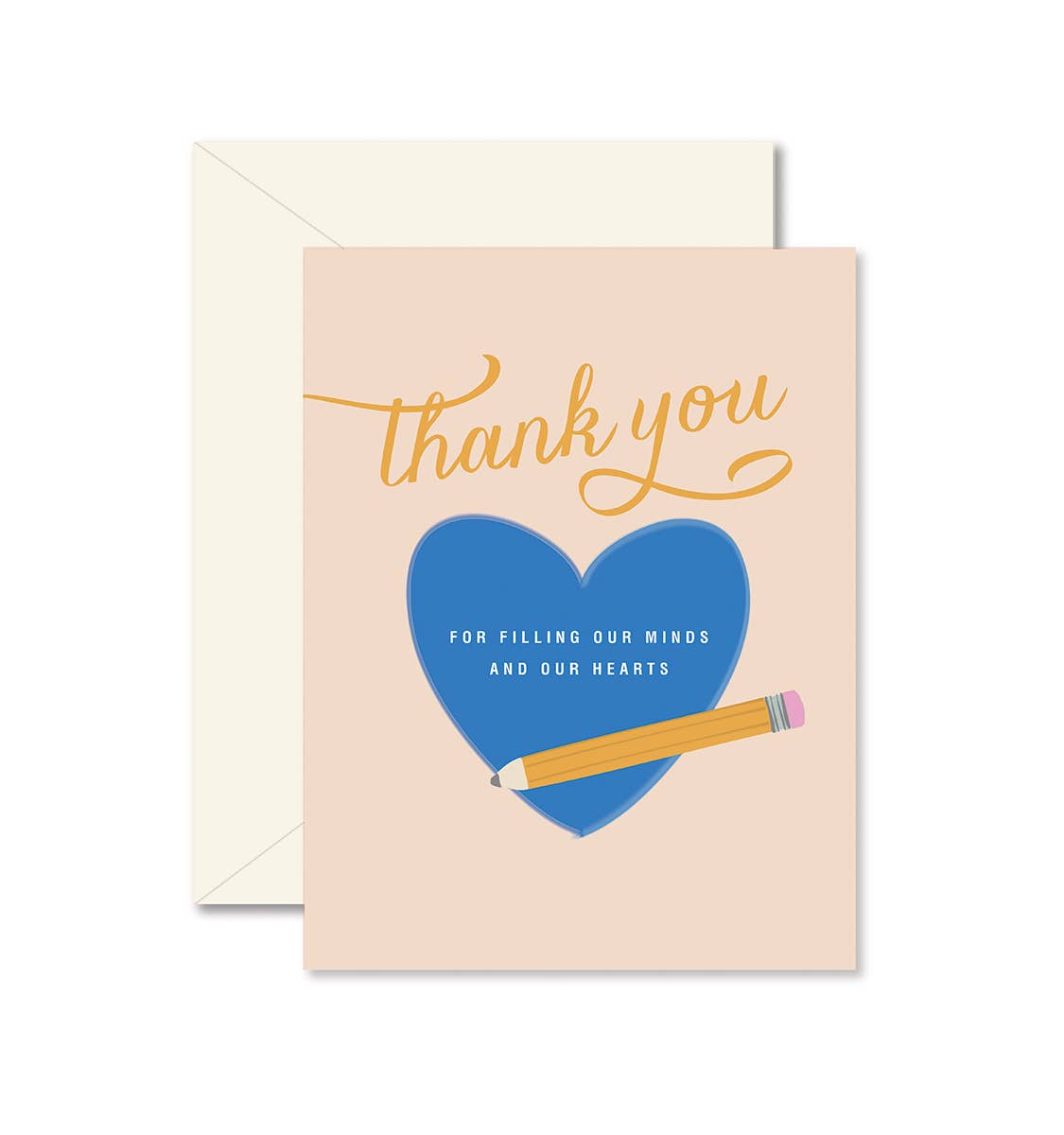 Ginger P. Designs - Filling Our Hearts Teacher Greeting Card