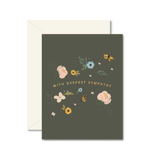 Ginger P. Designs - With Deepest Sympathy Greeting Card