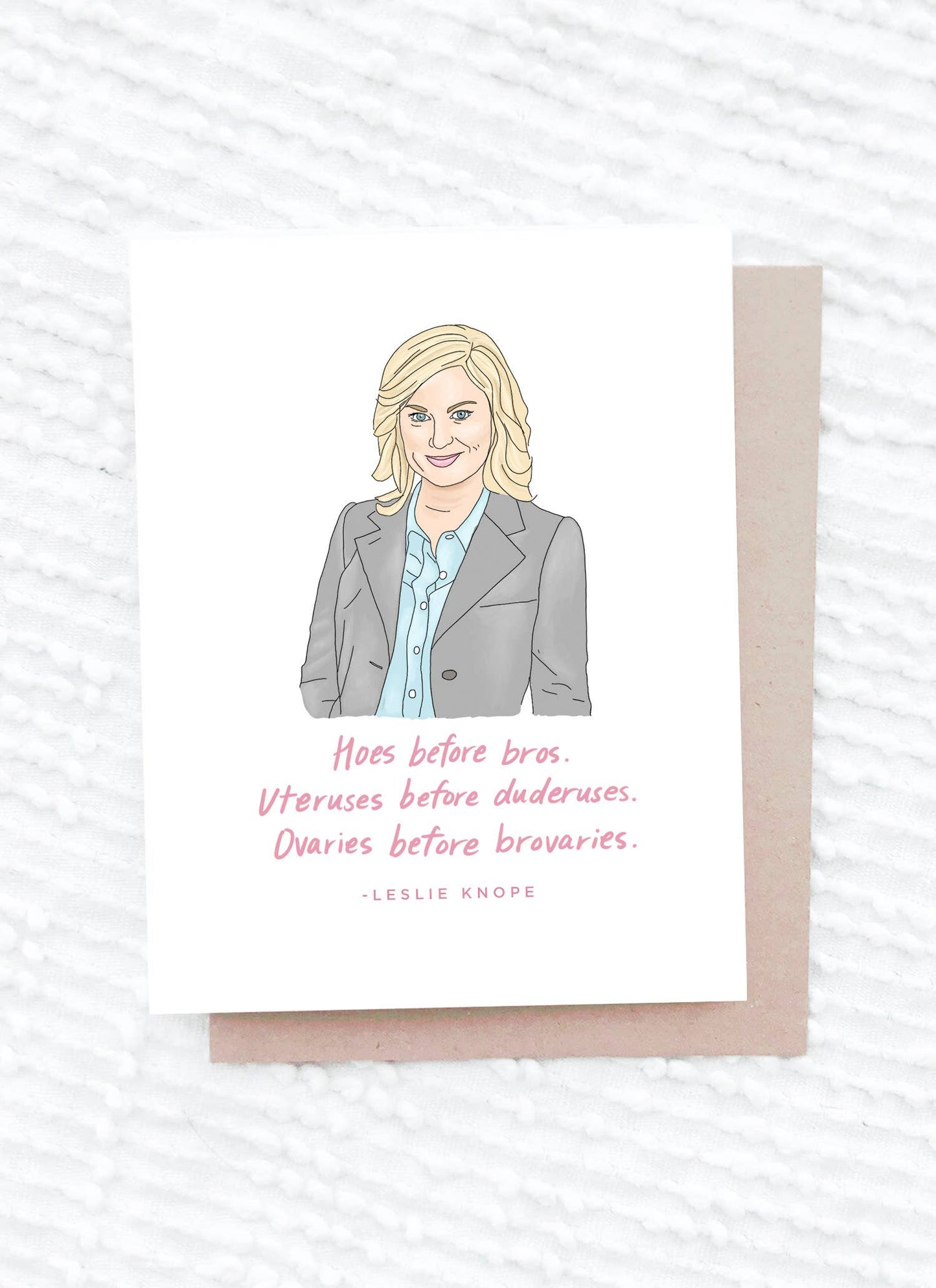 Maddon and Co - Leslie Knope Card