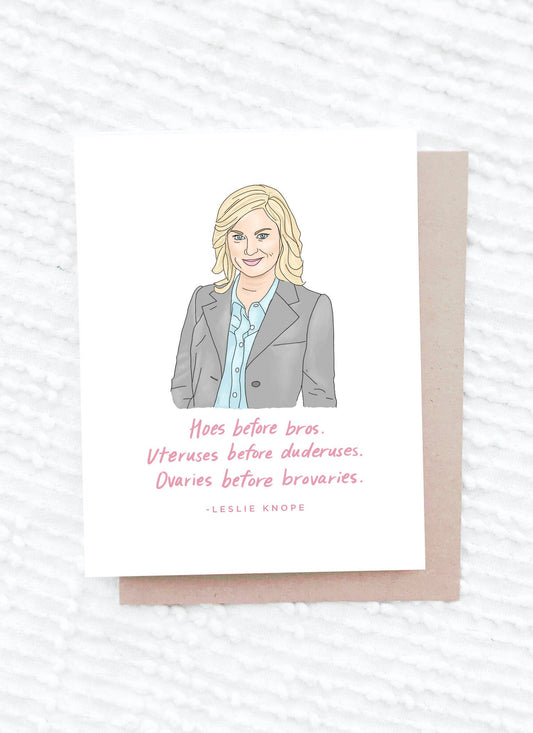Maddon and Co - Leslie Knope Card