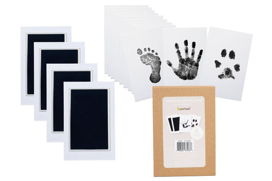 Clean Touch Ink Pad 4-Pack, Baby And Pet Keepsake, Black