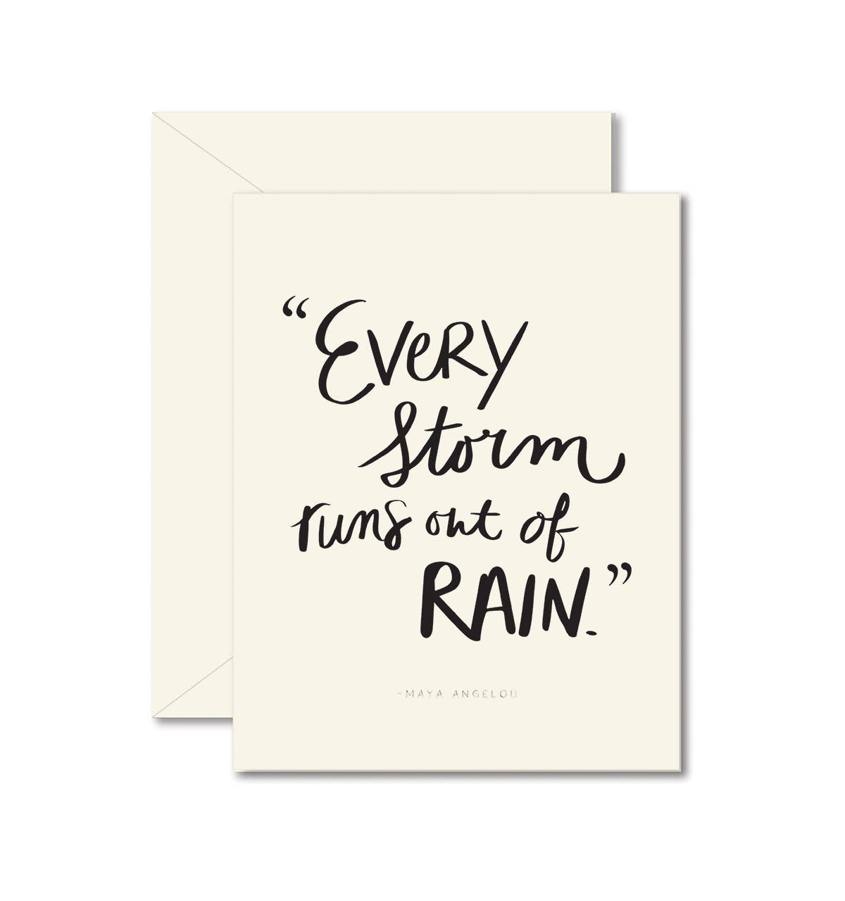 Ginger P. Designs - Every Storm Greeting Card