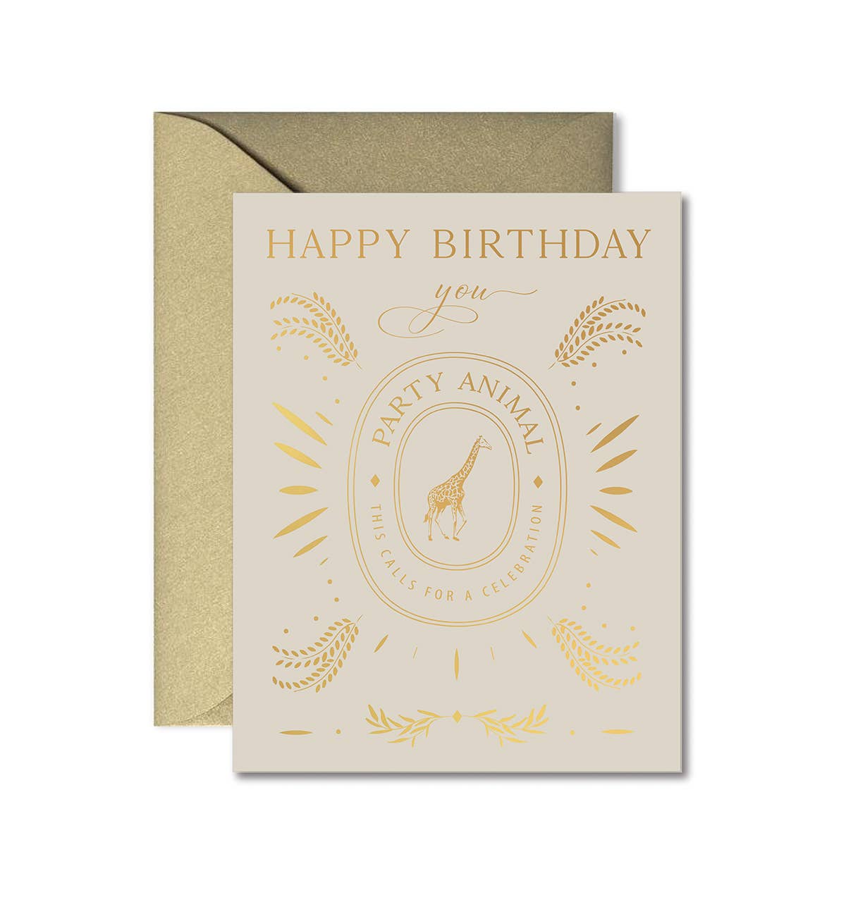 Ginger P. Designs - Party Animal Birthday Greeting Card