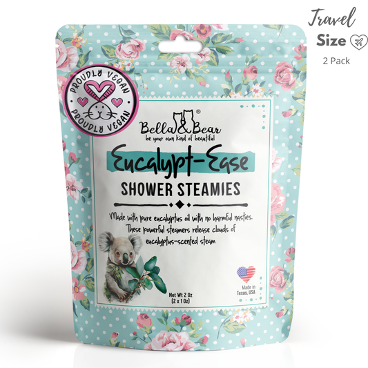 Bella & Bear - Eucalypt-Ease Shower Steamers with Essential Oils Mini Pack