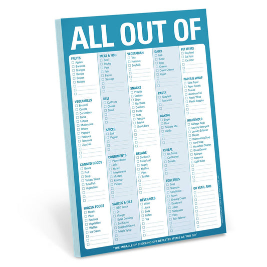 Knock Knock - All Out Of Pad® with Magnet (Blue / Original)