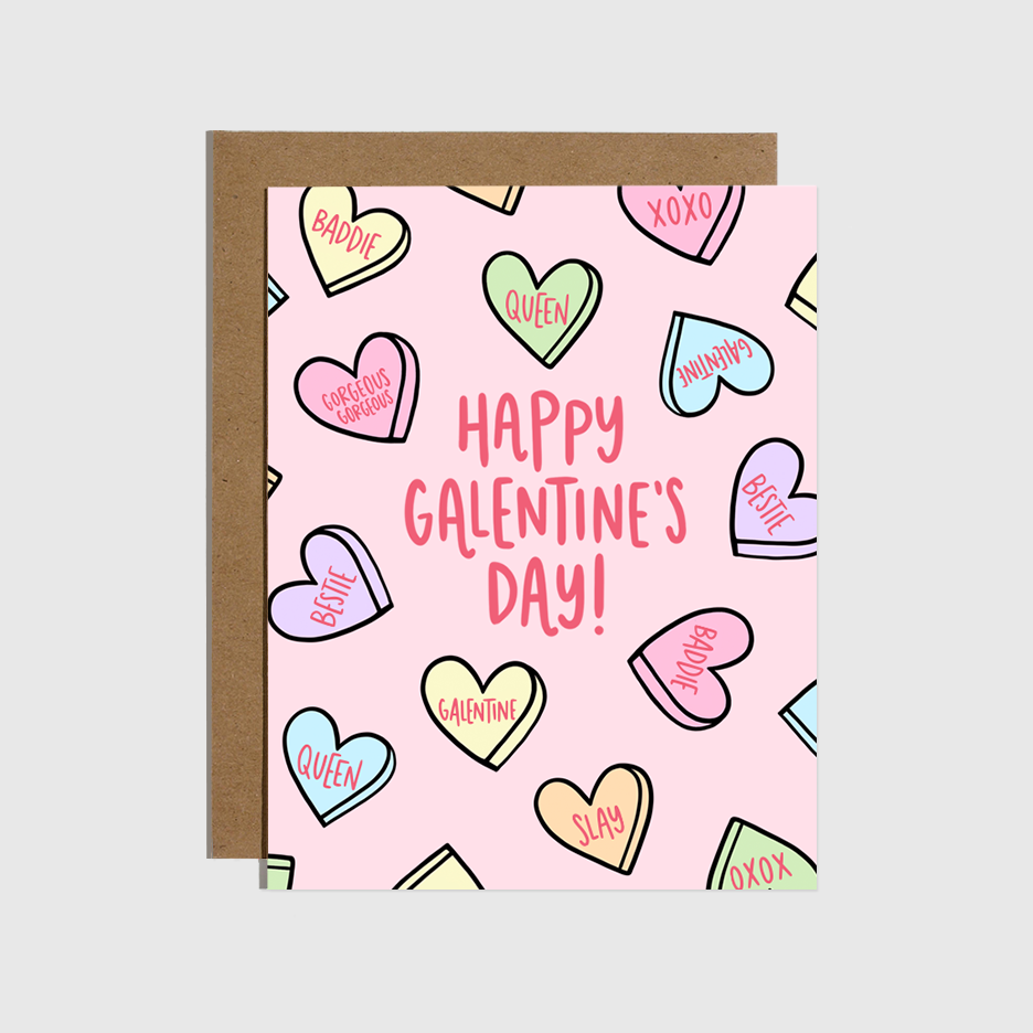 Brittany Paige - Galentine's Day Hearts Card