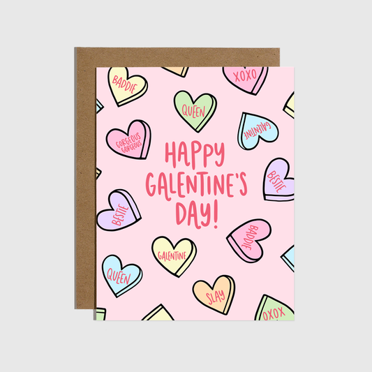Brittany Paige - Galentine's Day Hearts Card